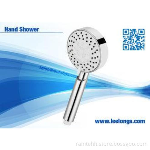 Electric Round Adjustable Eco Shower Head Hand Held With TP